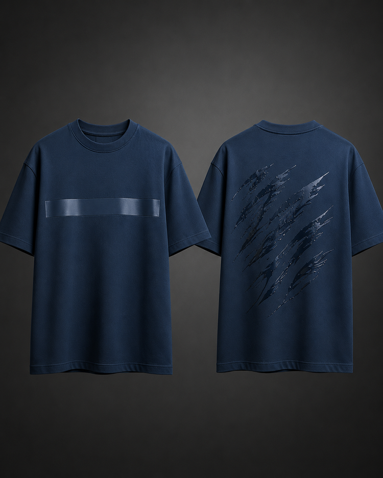 Wave Break Oversized Bamboo-Cotton Tee