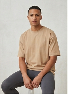 Wave Break Oversized Bamboo Tee – Mint Green
